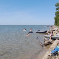 Отдых на берегу Обского водохранилища . :: Мила Бовкун