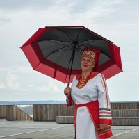 Тетюши. Солистка местного народного коллектива :: Олег Манаенков