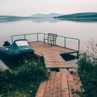 Утро на озере Большом(Парное) :: Роман 