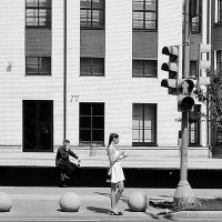 Городской сюжет. Черно-белая фотография. :: Любимова Ольга 