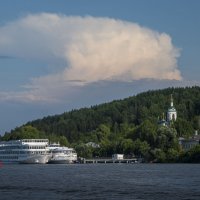 Плёс. Вид с Волги. :: Николай Галкин 