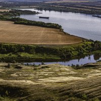 Реки Арбуга и Волга (Криушинский залив) :: Евгений Анисимов
