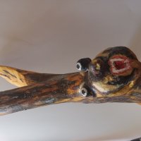 Ну , Серый , погоди-и ! (деревянная пластика) :: Валерий Кокорев