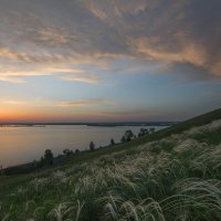 Ковыль, погост, закат :: **** vedin