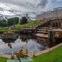 Петергоф. Фонтаны без фонтанов :: Владимир Новиков Петергоф. Фонтаны без фонтанов :: Владимир Новиков