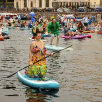 Юбилейный 10-й фестиваль «Фонтанка SUP» :: skijumper Иванов