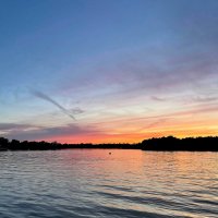 Закат на канале Москвы :: Елена Закат на канале Москвы :: Елена