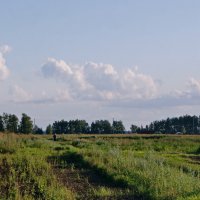 Вечерняя гряда облаков. :: сергей ермошкин Вечерняя гряда облаков. :: сергей ермошкин