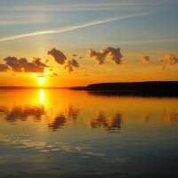 Кама. Закат. :: Сергей Беляев