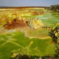 Чудесный пейзаж на вулкане Даллол, в Эфиопии. :: unix (Илья Утропов)