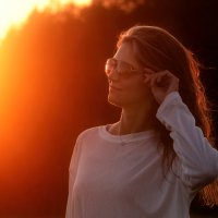 на закате :: Ольга Зинченко на закате :: Ольга Зинченко