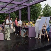 Дождь искусству не помеха. :: Татьяна Помогалова