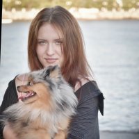 ДЕВУШКА С СОБАЧКОЙ :: ura Зелев