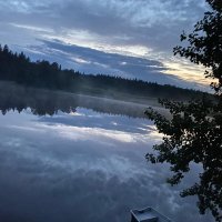 Вечер на берегу Ладожского озера :: На-та-ша 