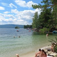 Золотой пляж. озеро Тургояк :: Коста Glad.Ko.V