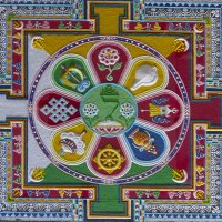 Песочная мандала в Ступе Просветления :: ИРЭН@ . Песочная мандала в Ступе Просветления :: ИРЭН@ .