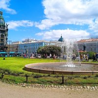 Вид на Дом Книги в Питере. :: Светлана Калмыкова Калмыкова