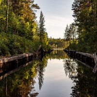 Соловки. Тихий вечер на канале. :: Дмитрий Печенкин