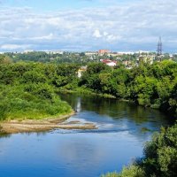 Днепре в городе. :: Милешкин Владимир Алексеевич Днепре в городе. :: Милешкин Владимир Алексеевич