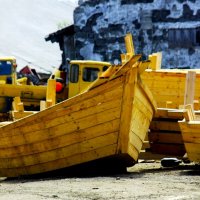 Постройка рыбацких лодок :: Юрий. Шмаков