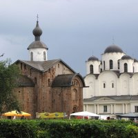 Церковь Параскевы Пятницы на Торгу и Никольский собор :: Александр Ильчевский 