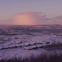 Зимний берег Кольского залива :: Сергей Швечков