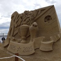 Песчаная фигура"Сто лет Зениту" :: Светлана Калмыкова Калмыкова