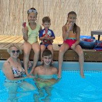 Мои правнуки с бабушкой Наташей :: Светлана Хращевская