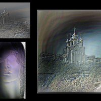 Слепая из монастыря (как создается коллаж ) :: Е.М. ***