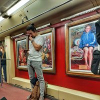 В тематическом вагоне московского метро :: Irene Irene