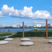 Зона отдыха на Петровской набережной :: Татьяна Машошина Зона отдыха на Петровской набережной :: Татьяна Машошина