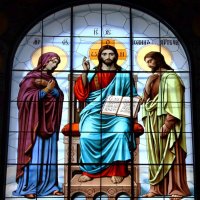 Роспись на стеклах Военно-морского собора :: Любовь Сахарова