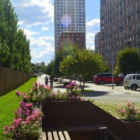 Город в городе - это микрорайон Евроберег в Новосибирске :: Татьяна Лютаева Город в городе - это микрорайон Евроберег в Новосибирске :: Татьяна Лютаева