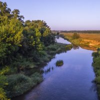 Утро на реке Киржач :: Сергей Цветков Утро на реке Киржач :: Сергей Цветков