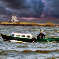 На Волге. :: Анатолий Уткин