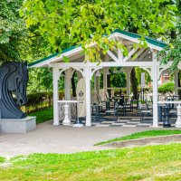 Шахматная беседка в Первомайском парке. город Курск :: Руслан Васьков