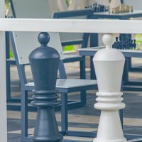 Шахматная беседка в Первомайском парке. город Курск :: Руслан Васьков