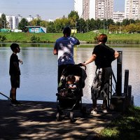 Теневая рыбалка,,, :: Анатолий Колосов Теневая рыбалка,,, :: Анатолий Колосов