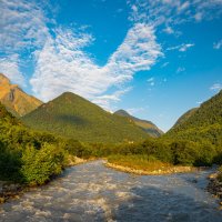 Восход в Дигории. :: Валерий Восход в Дигории. :: Валерий