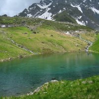 Зелёное озеро, одно из трёх Абуделаурских озёр. :: unix (Илья Утропов) Зелёное озеро, одно из трёх Абуделаурских озёр. :: unix (Илья Утропов)