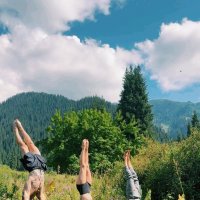 Гимнастика в горах :: Георгиевич 