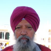 Пурпуровый тюрбан у сикха :: Георгий А Пурпуровый тюрбан у сикха :: Георгий А