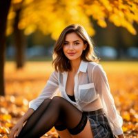 В осеннем парке :: Сергей Кочнев