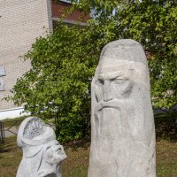 Аллея Кудым-Оша. Кудым-Ош и шаманка рода Чикыш :: Gen 