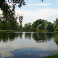 Фонтанный пруд в парке Победы :: Сергей Беляев Фонтанный пруд в парке Победы :: Сергей Беляев