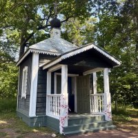 Явленная часовня (1740) и Святая гора :: Наталия Павлова