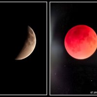 Лунное затмение, известное как «кровавая Луна» :: Ольга Довженко