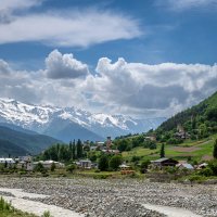 Горная Сванетия - г. Местия со своими Сванскими башнями, Грузия :: Дина Евсеева