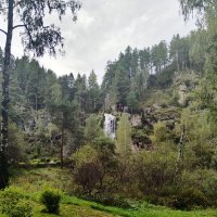 Камышлинский водопад . Республика Алтай . :: Мила Бовкун Камышлинский водопад . Республика Алтай . :: Мила Бовкун