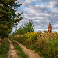 Дорога к храму. :: Андрей Дворников Дорога к храму. :: Андрей Дворников